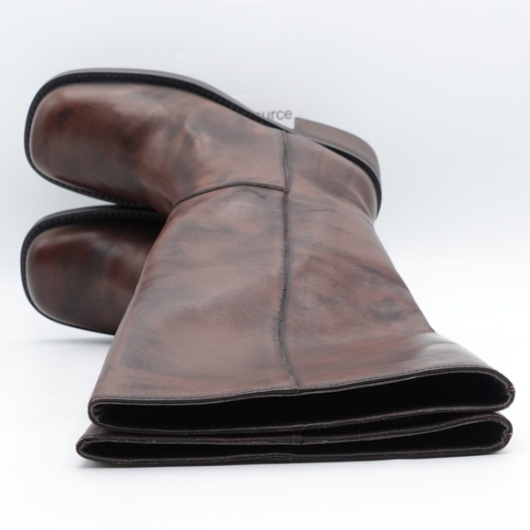 NEW Size 7 Women's Free People Dana Distressed Pull-On Leather Boots - Picture 10 of 16